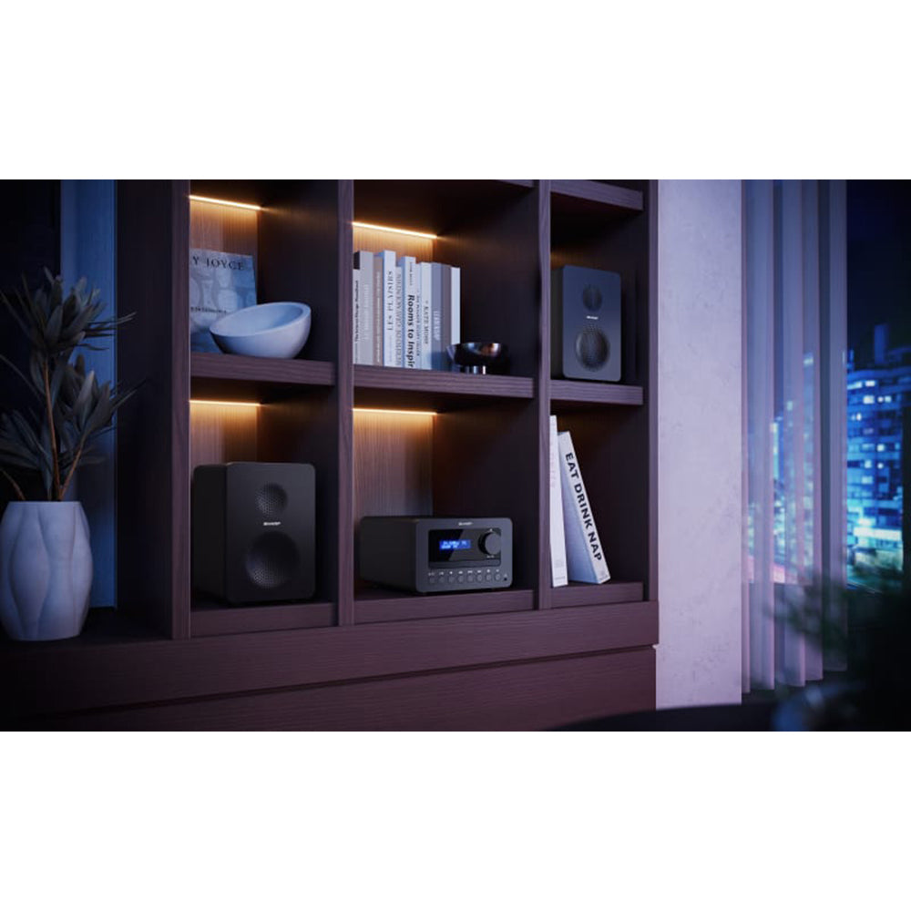 Sharp TOKYO FM Hi-Fi Micro System - Schwarz | SXL-B514 - A