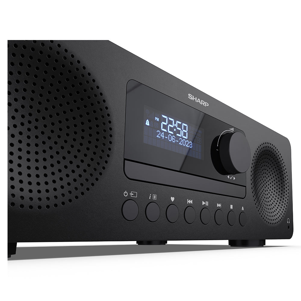 Sharp TOKYO DAB+/FM All-in-One Hi-Fi-System - Schwarz | SXL-B720