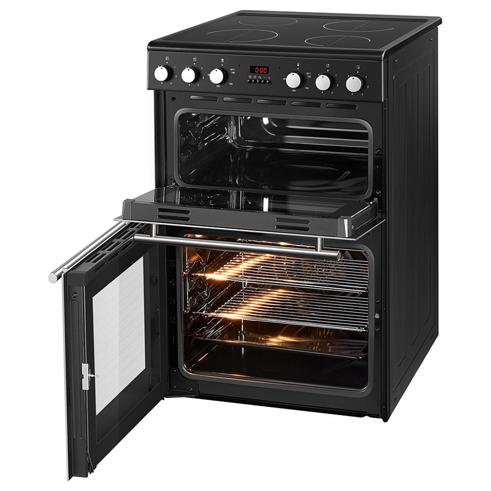 Thor 60CM freistehend Electric Herd - Schwarz | T06C2MDBL