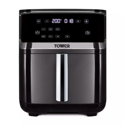Tower Vortx 1700W 7L Steam Heißluftfritteuse - Schwarz | T17101