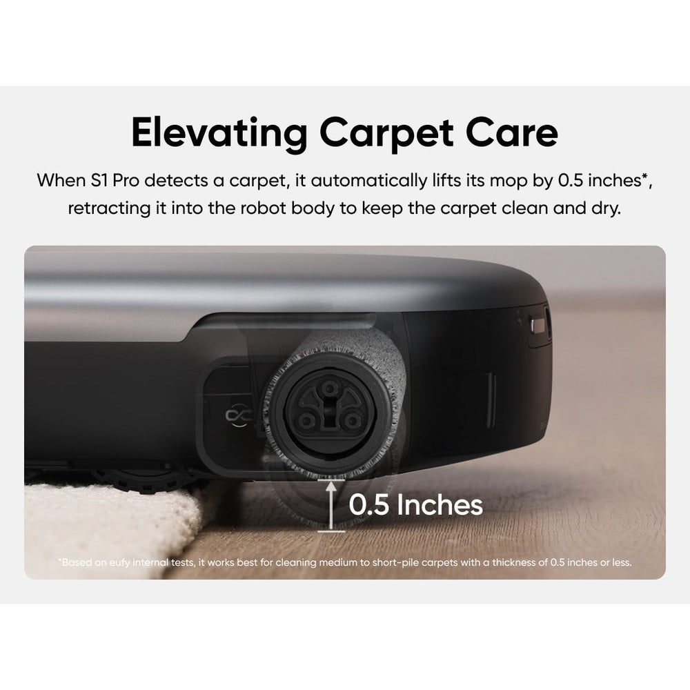 Eufy Omni S1 Pro + Filters Robot Staubsauger - Schwarz | T2080GA1