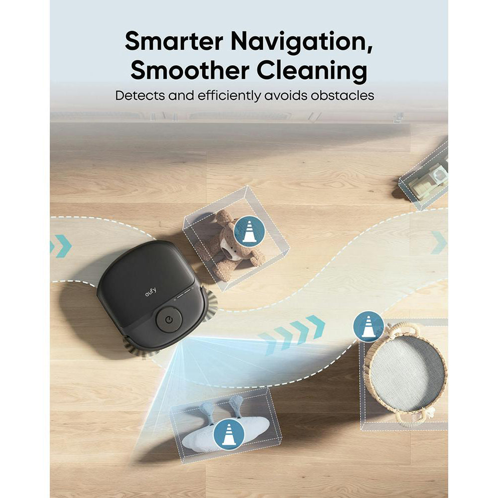 Eufy Omni C28A Bagless Robot Staubsauger mit Accessory Kit - Schwarz | T211AV10