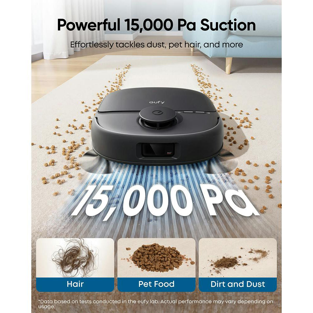 Eufy Omni C28A Bagless Robot Staubsauger mit Accessory Kit - Schwarz | T211AV10