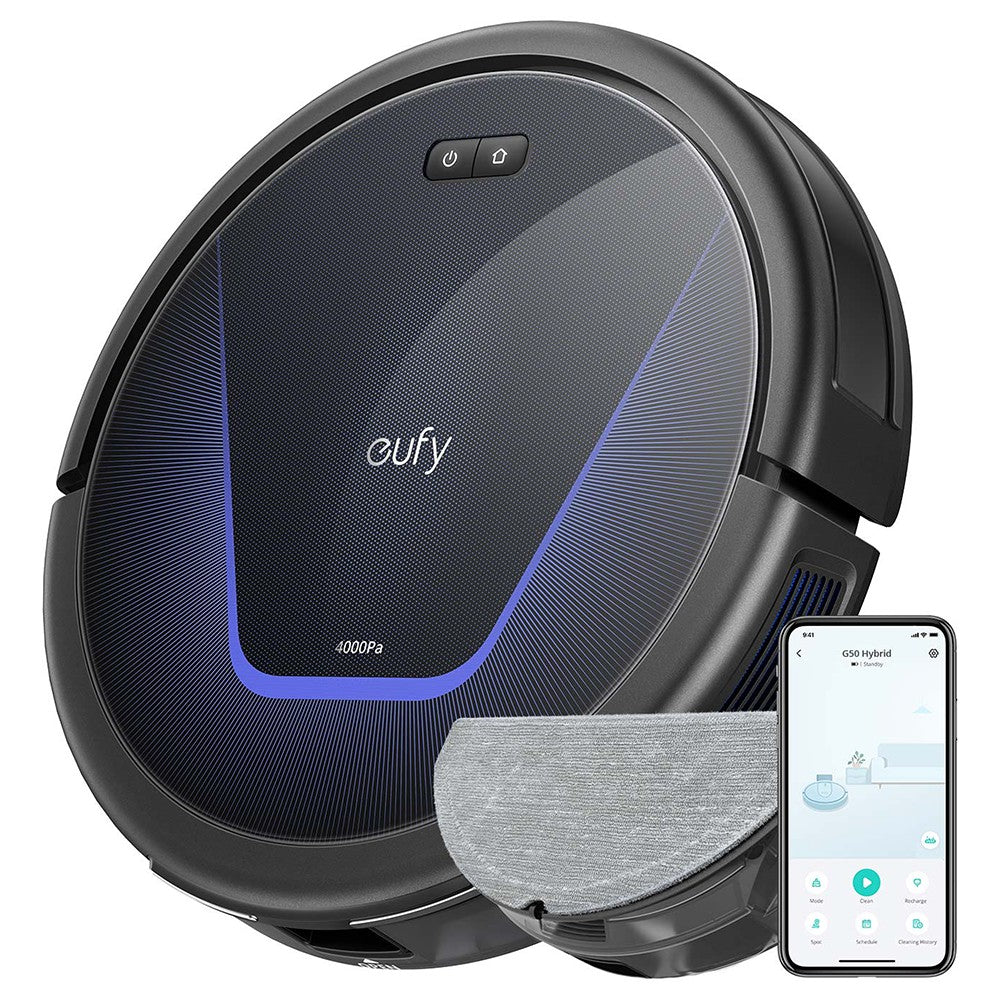 Eufy G50 Hybrid Robot Staubsauger - Schwarz | T2212V11