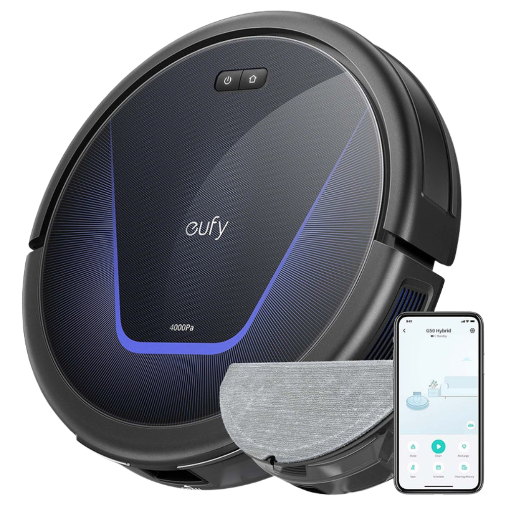 Eufy G50 Hybrid Robot Staubsauger - Schwarz | T2212V11