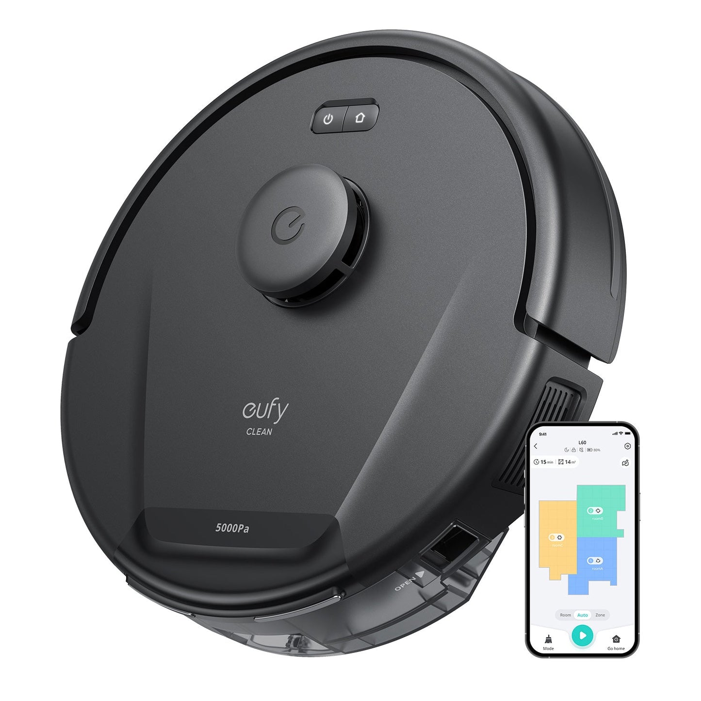 Eufy L60 Hybrid Robot Staubsauger - Schwarz | T2268V11