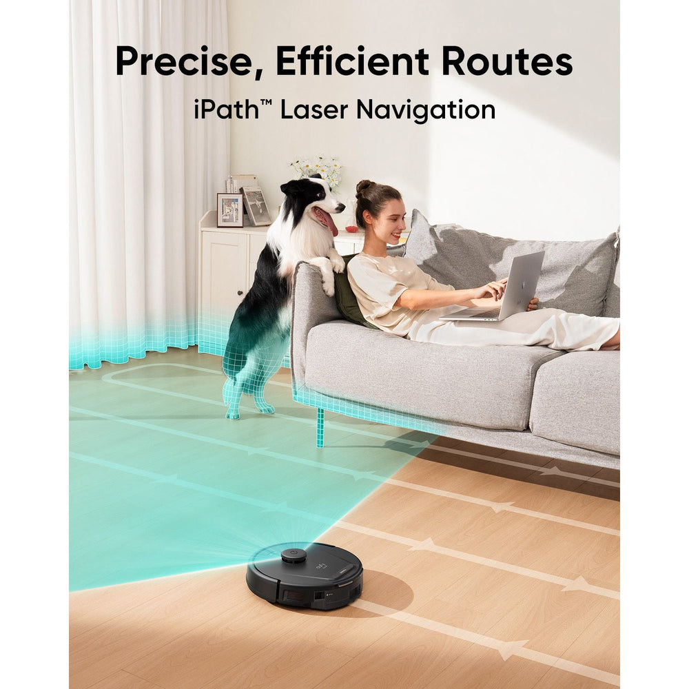 Eufy L60 Hybrid Robot Staubsauger - Schwarz | T2268V11