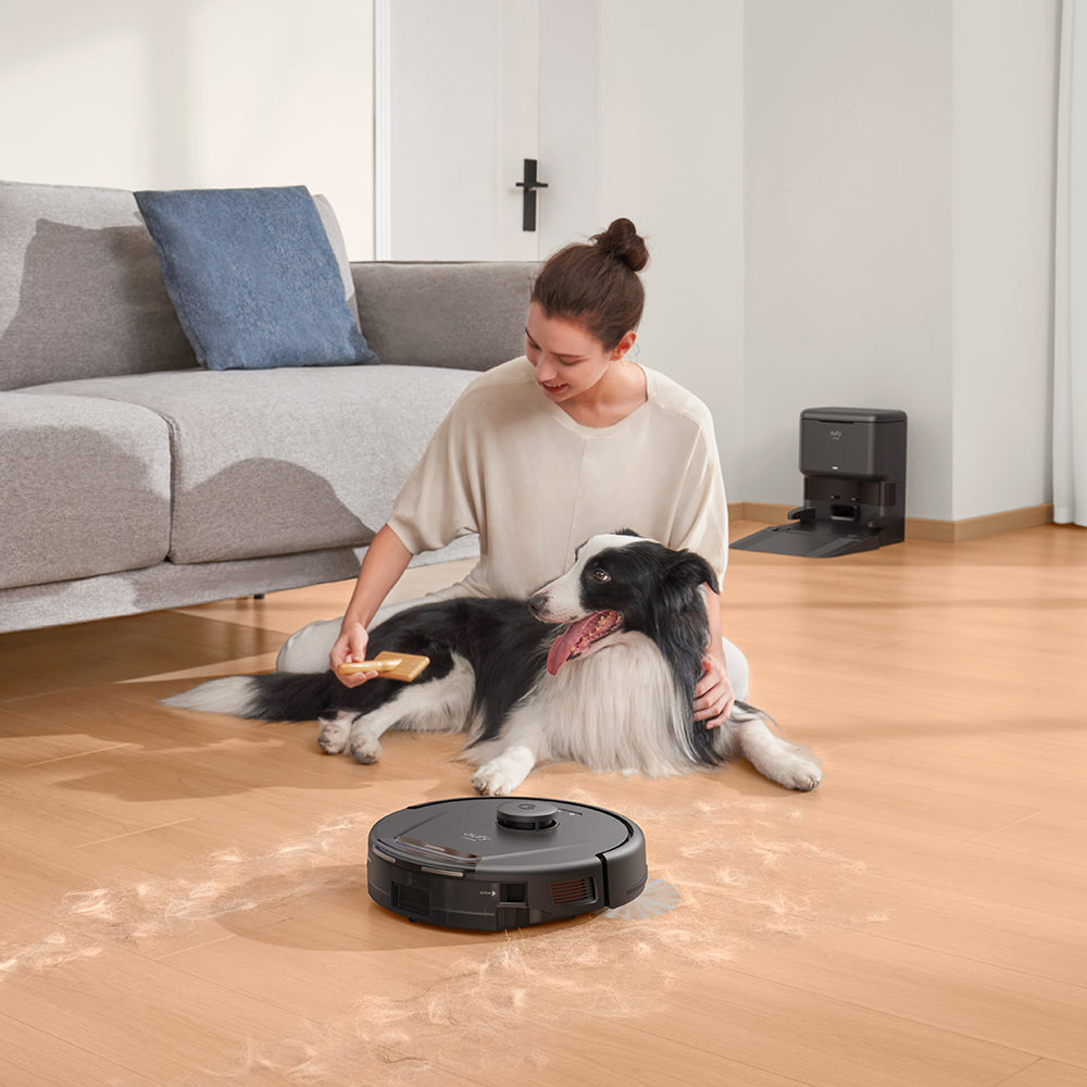 Eufy L60 Hybrid Robot Staubsauger - Schwarz | T2268V11