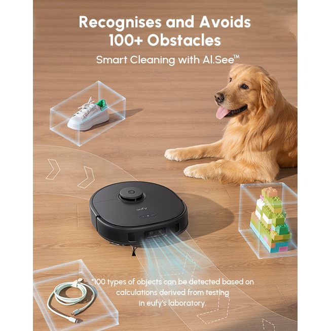 Eufy X10 Pro Omni Robot Vacuum und Mop mit All-in-One Station - Schwarz | T2351V11