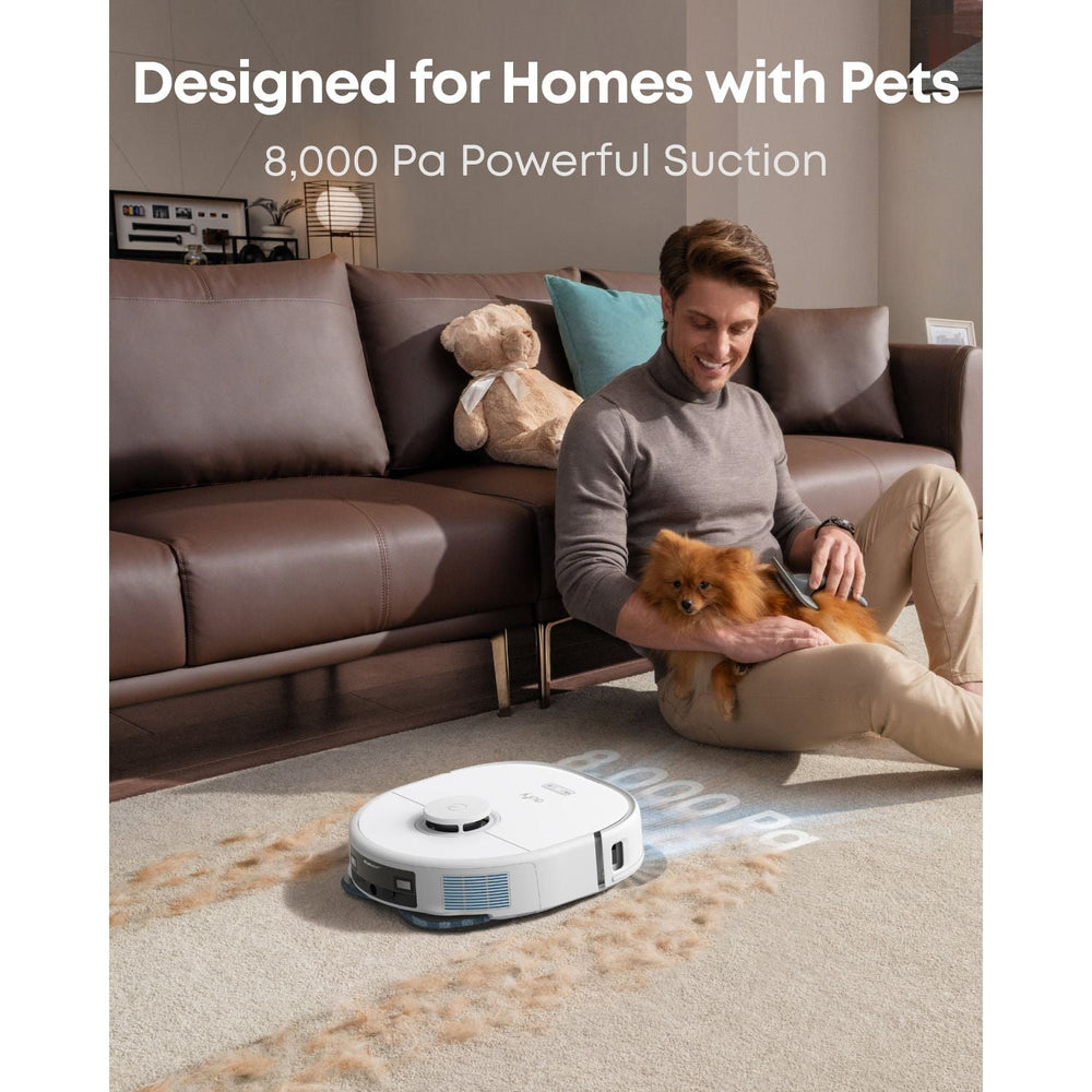 Eufy X10 Pro Omni Robot Vacuum und Mop mit All-in-One Station- Weiß | T2351221