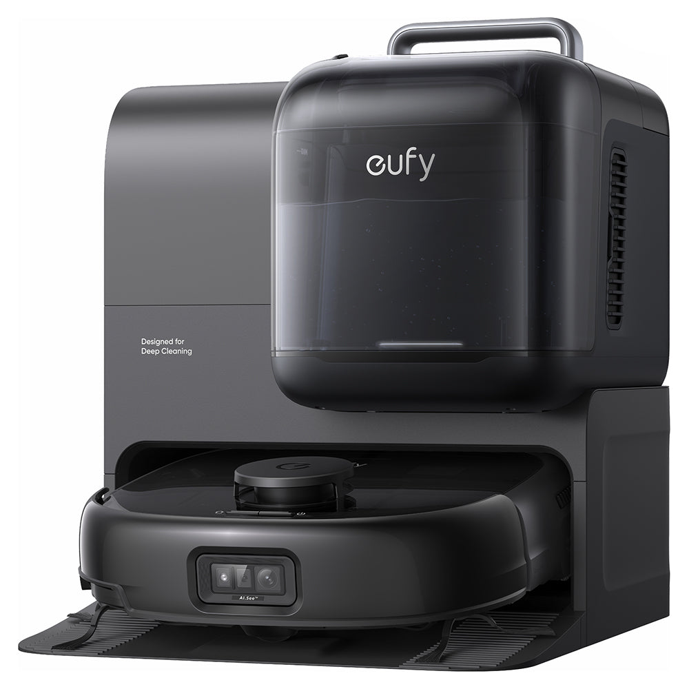 Eufy Omni E28 Robot Vacuum, Mop und Portable Deep Cleaner mit All-in-One Station  - Schwarz | T2352V11