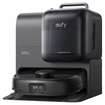 Eufy Omni E28 Robot Vacuum, Mop und Portable Deep Cleaner mit All-in-One Station  - Schwarz | T2352V11
