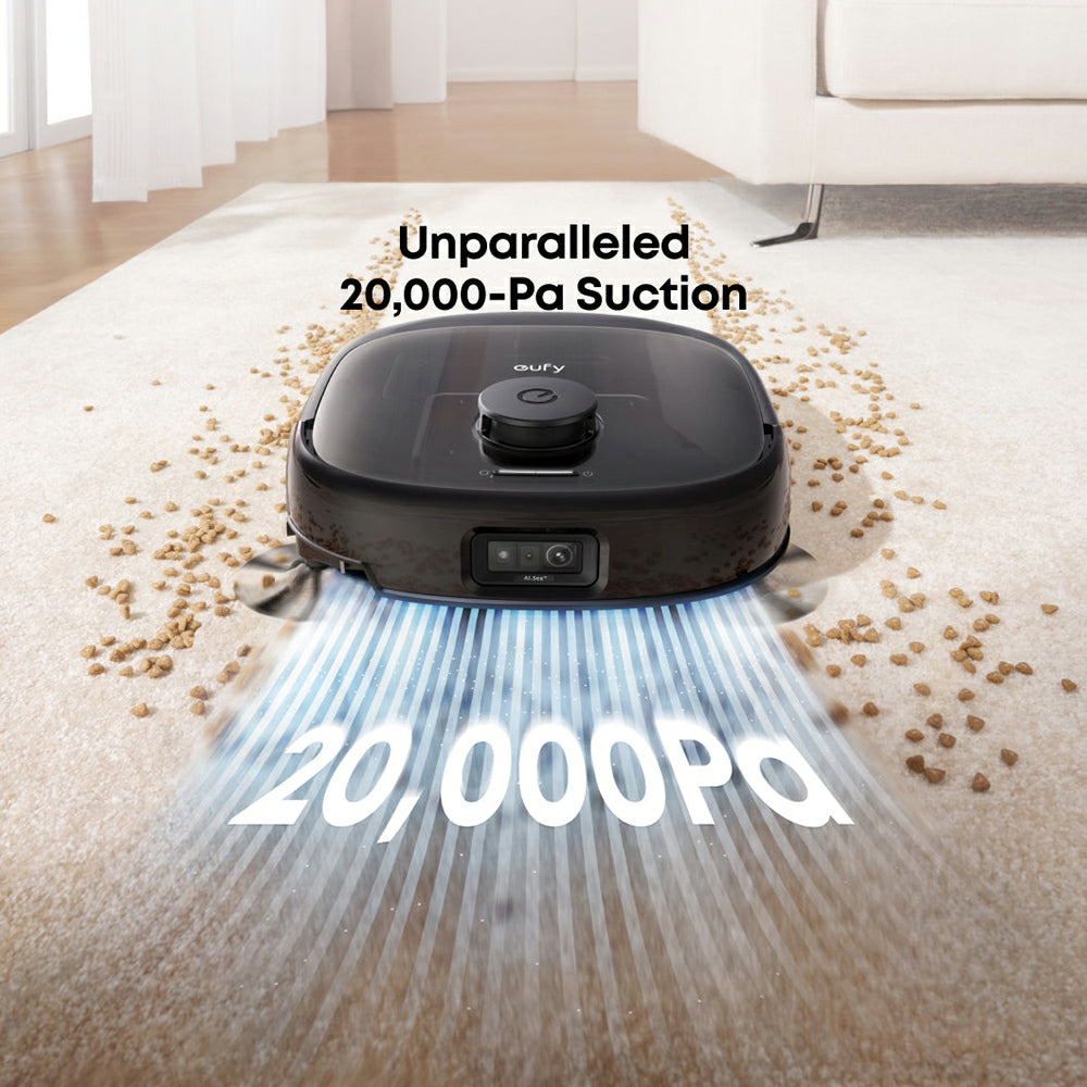 Eufy Omni E25 Robot Vacuum und Mop mit All-in-One Station  - Schwarz | T2353V11