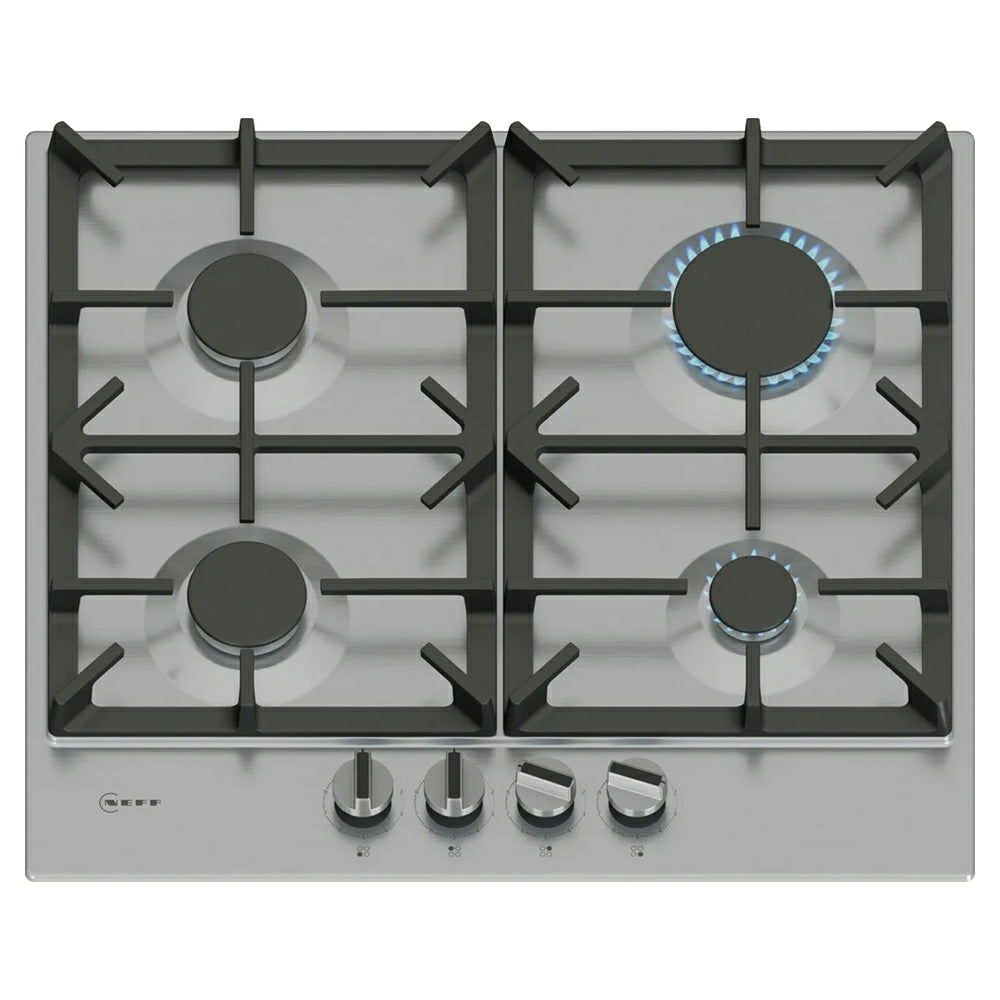 Neff N 70 60CM 4 Burner Gas Kochfeld - Edelstahl | T26CIP8N0