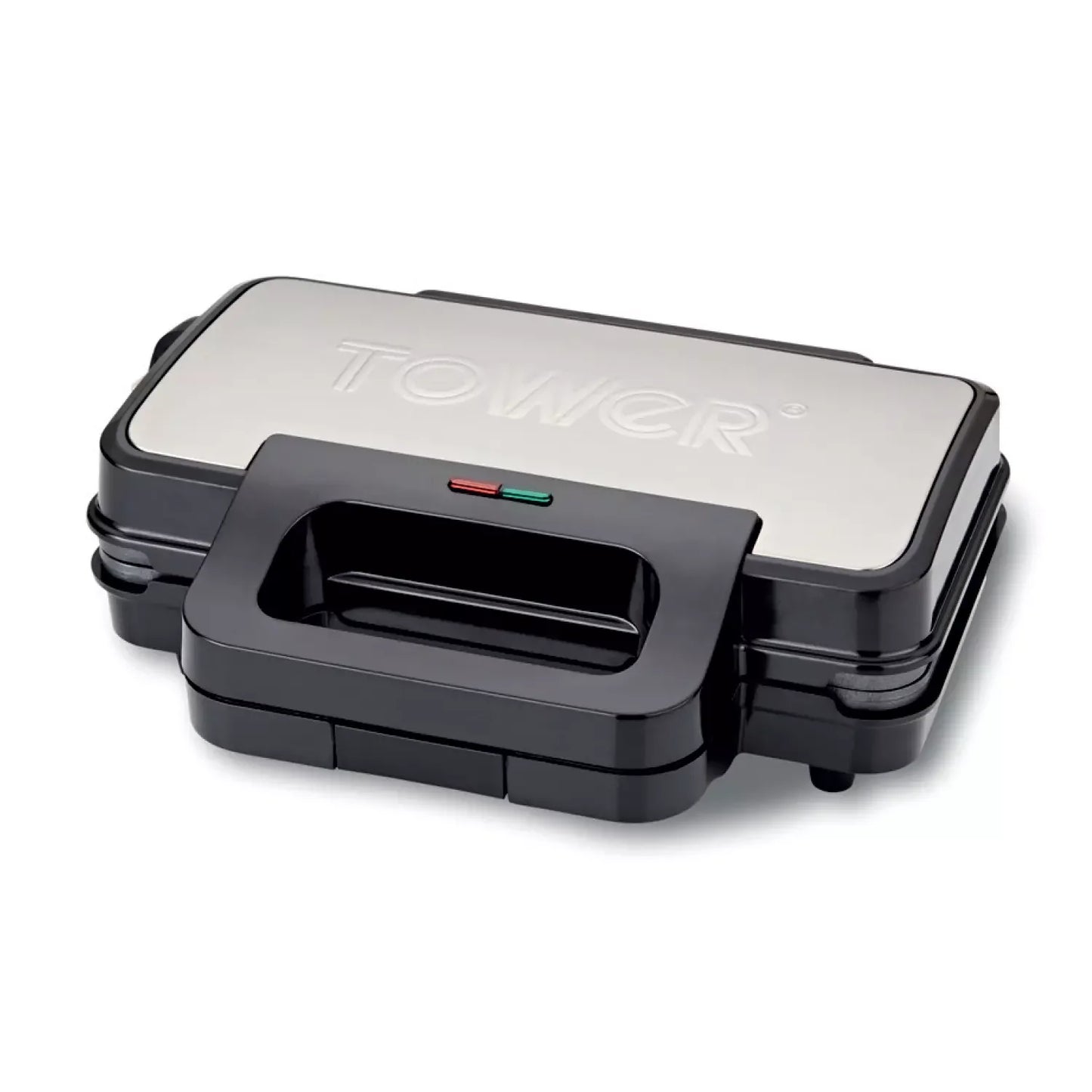 Tower 900W Deep Filled Sandwich Maker - Stainless Steel | T27031
