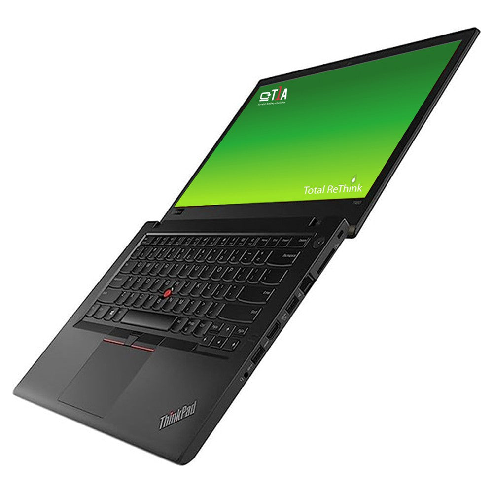 Total ReThink Refurbished Lenovo ThinkPad T480 Intel Core i5 14" 8GB/240GB Laptop - Schwarz | T480-UK-P001