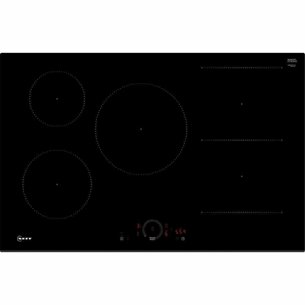 Neff N 70 80CM 5 Zone Induction Hob - Black | T58FHW1L0