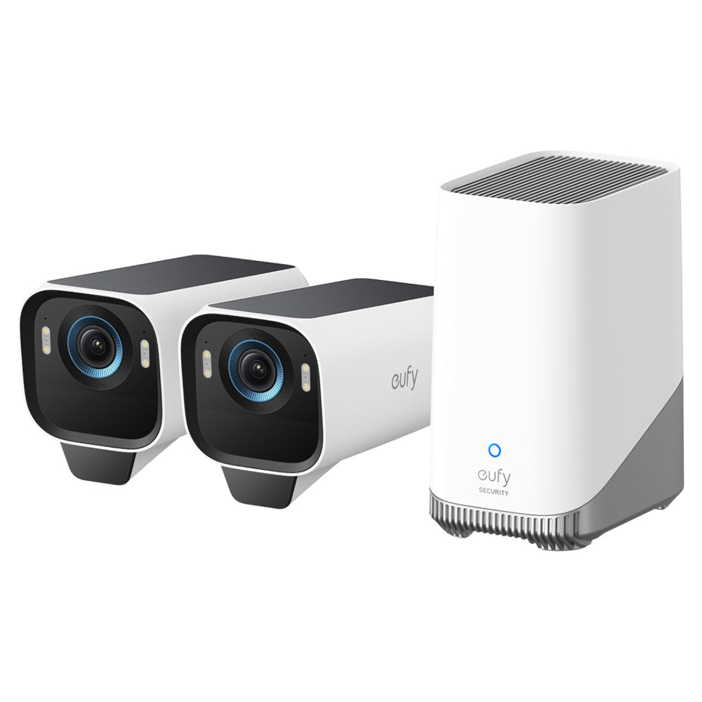 Eufy S3 Pro Wireless Security Camera 2‑Camera Kit – White | T88923W1
