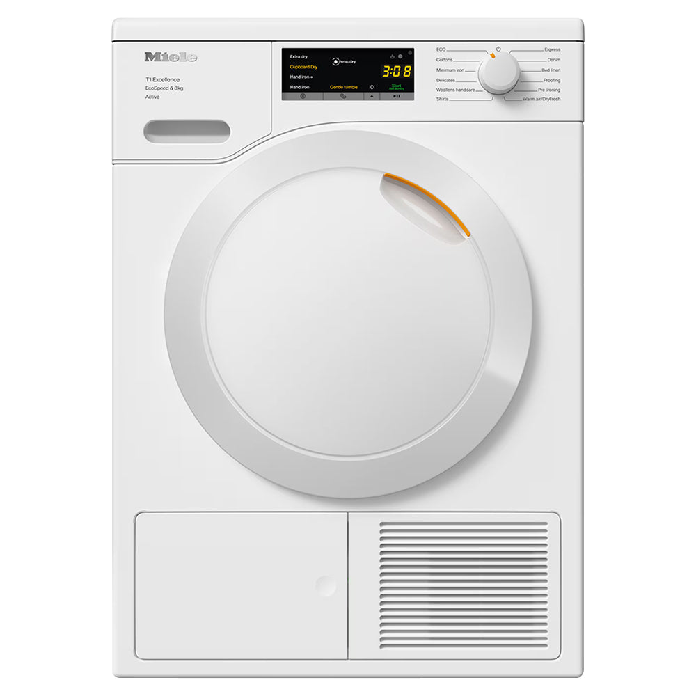 Miele T1 Active 8KG freistehend Heat Pump Wäschetrockner - Lotus Weiß | TEA525