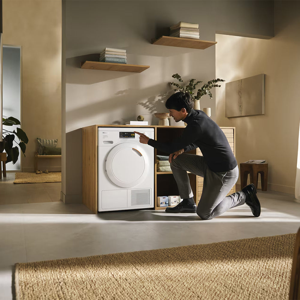 Miele T1 Active 8KG freistehend Heat Pump Wäschetrockner - Lotus Weiß | TEA525