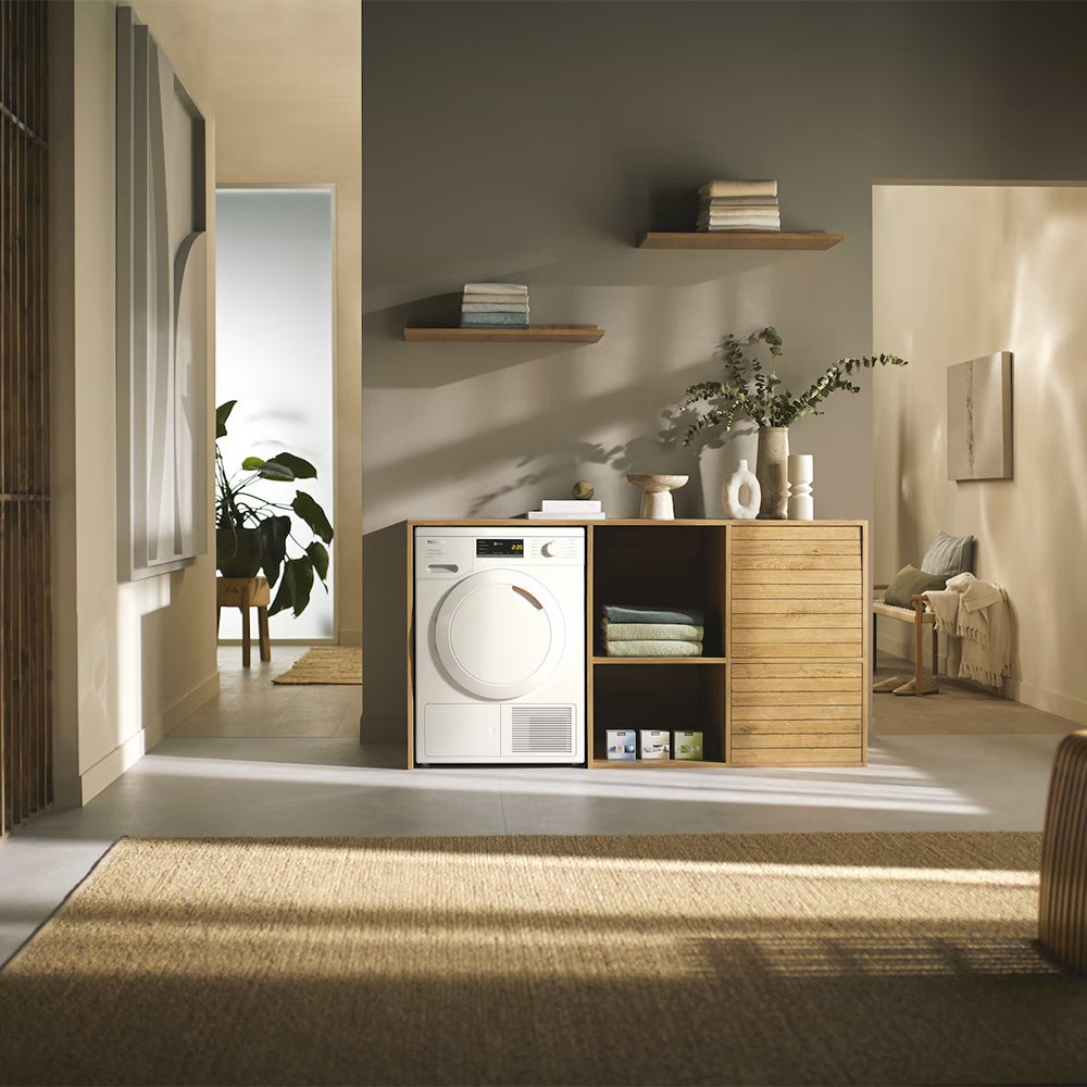 Miele T1 Active 8KG freistehend Heat Pump Wäschetrockner - Lotus Weiß | TEA525