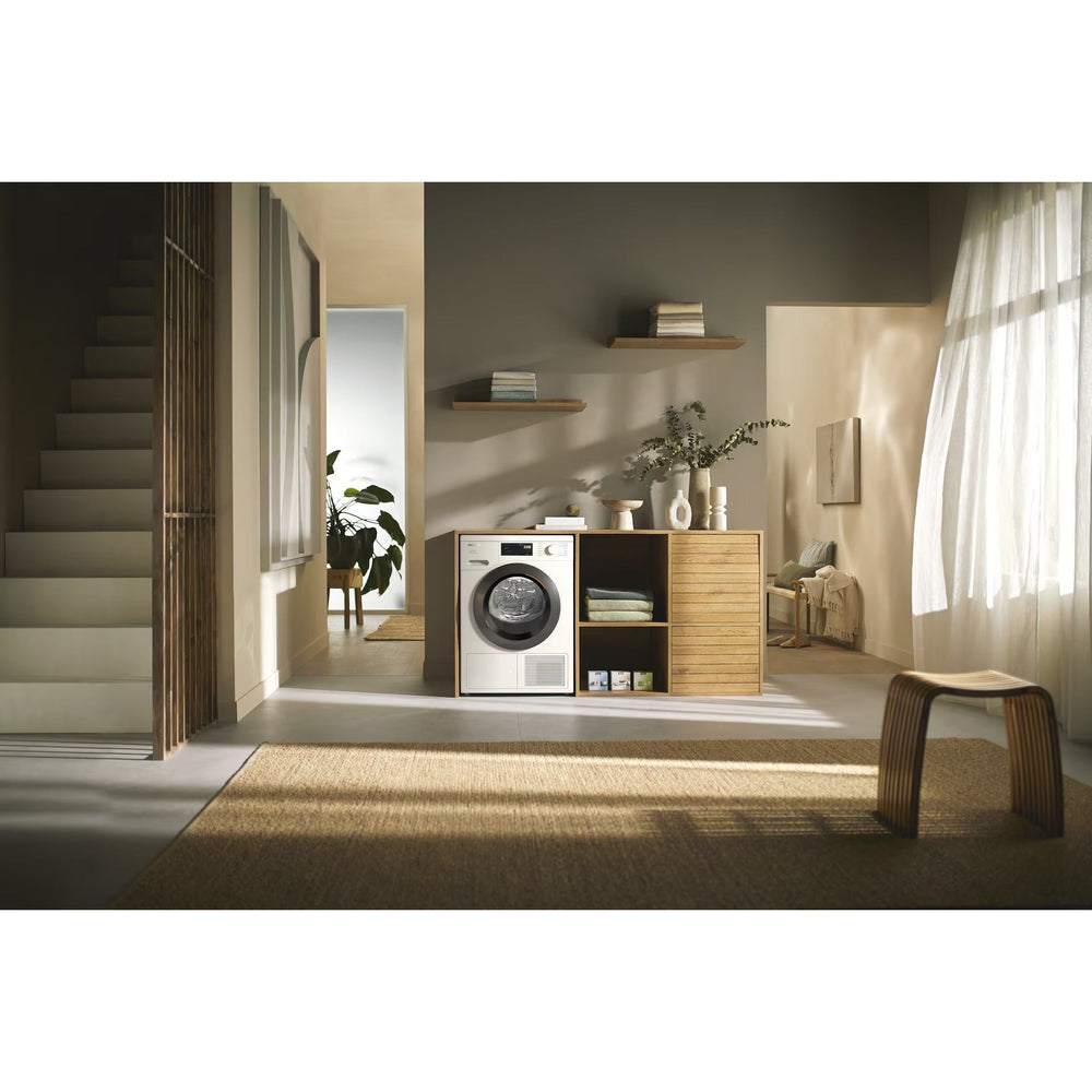 Miele T1 EcoSpeed 9KG freistehend Heat Pump Wäschetrockner - Lotus Weiß | TED645WP