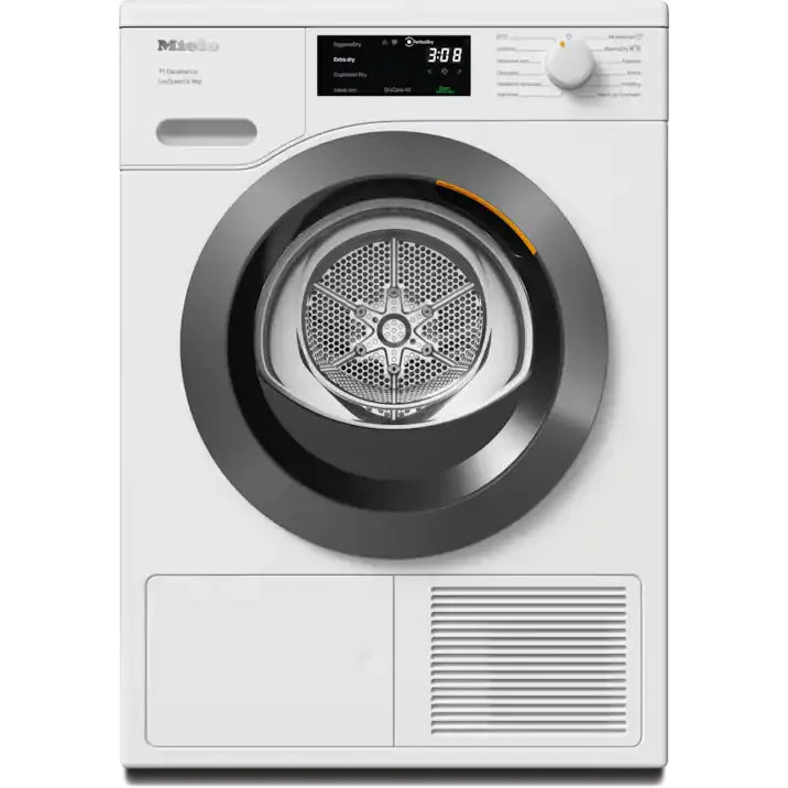 Miele T1 EcoSpeed 9KG freistehend Heat Pump Wäschetrockner - Lotus Weiß | TED645WP