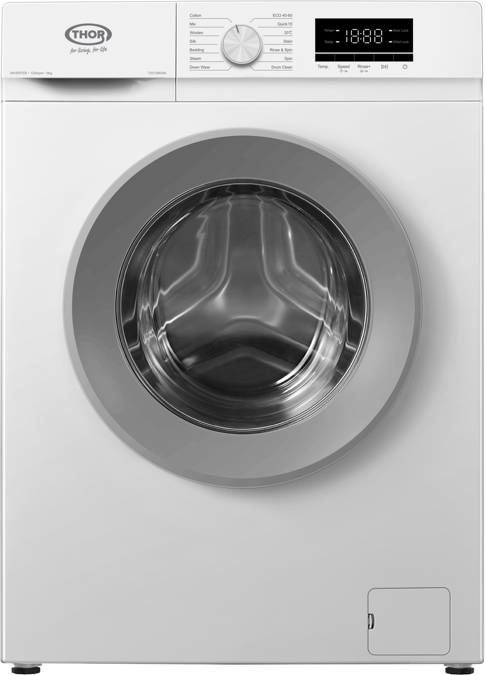 Thor 8KG 1200RPM freistehend Waschmaschine | T35128KWA