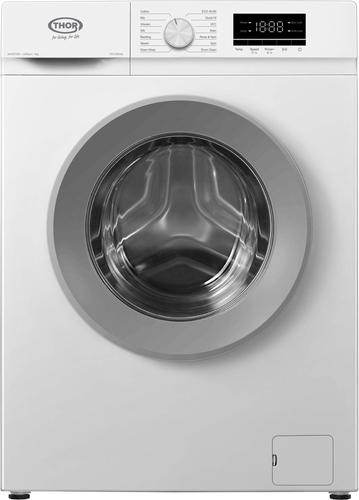 Thor 8KG 1200RPM freistehend Waschmaschine | T35128KWA