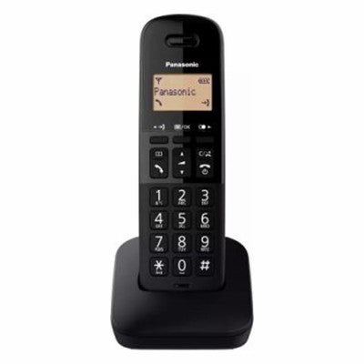 Panasonic Single Cordless Dect Phone - Black | TLB610