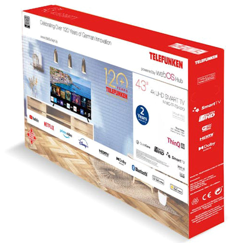 Telefunken N18 43" 4K Smart TV | TS4320
