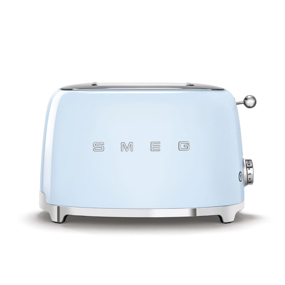 Smeg 950W 2 Slice Toaster - Pastel Blau | TSF01PBUK