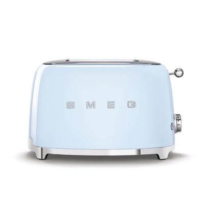 Smeg 950W 2 Slice Toaster - Pastel Blau | TSF01PBUK