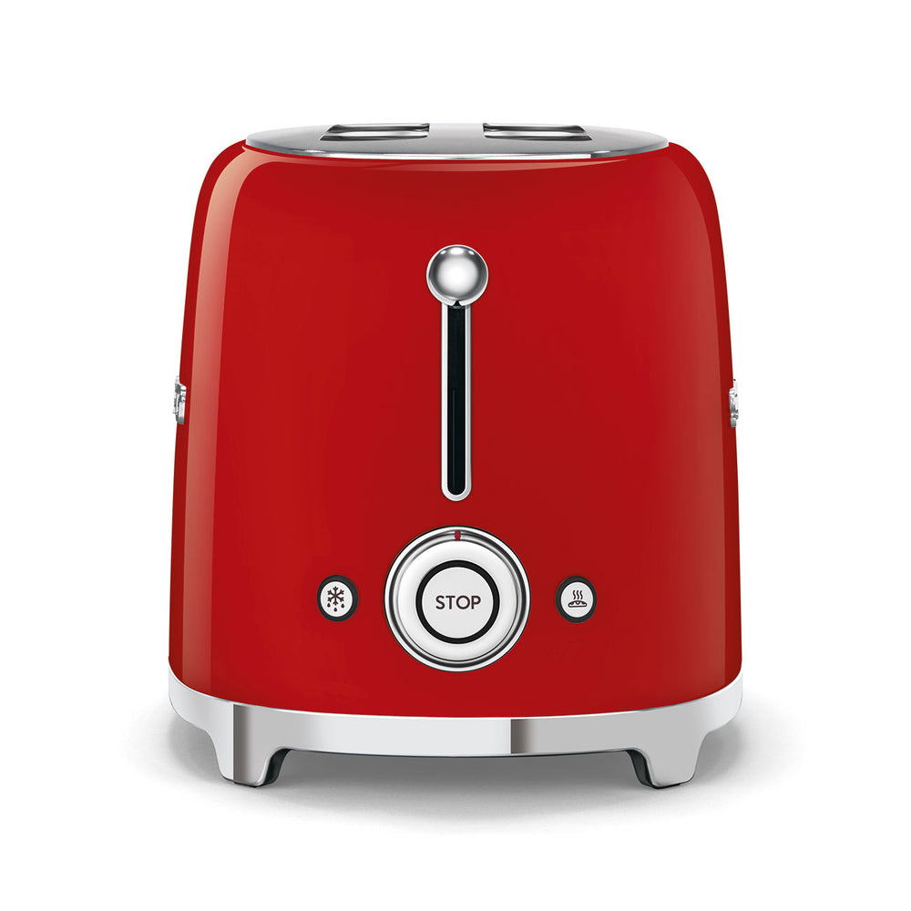 Smeg 950W 2 Slice Toaster - Rot | TSF01RDUK