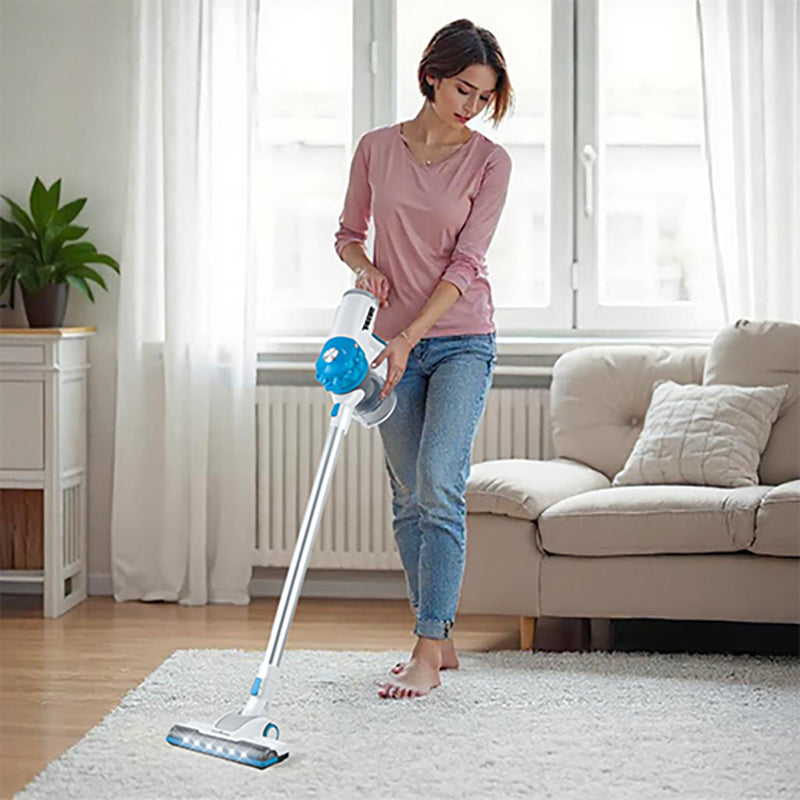 T4TEC Bagless Akkustaubsauger - Blau | TTS-T7802-BL