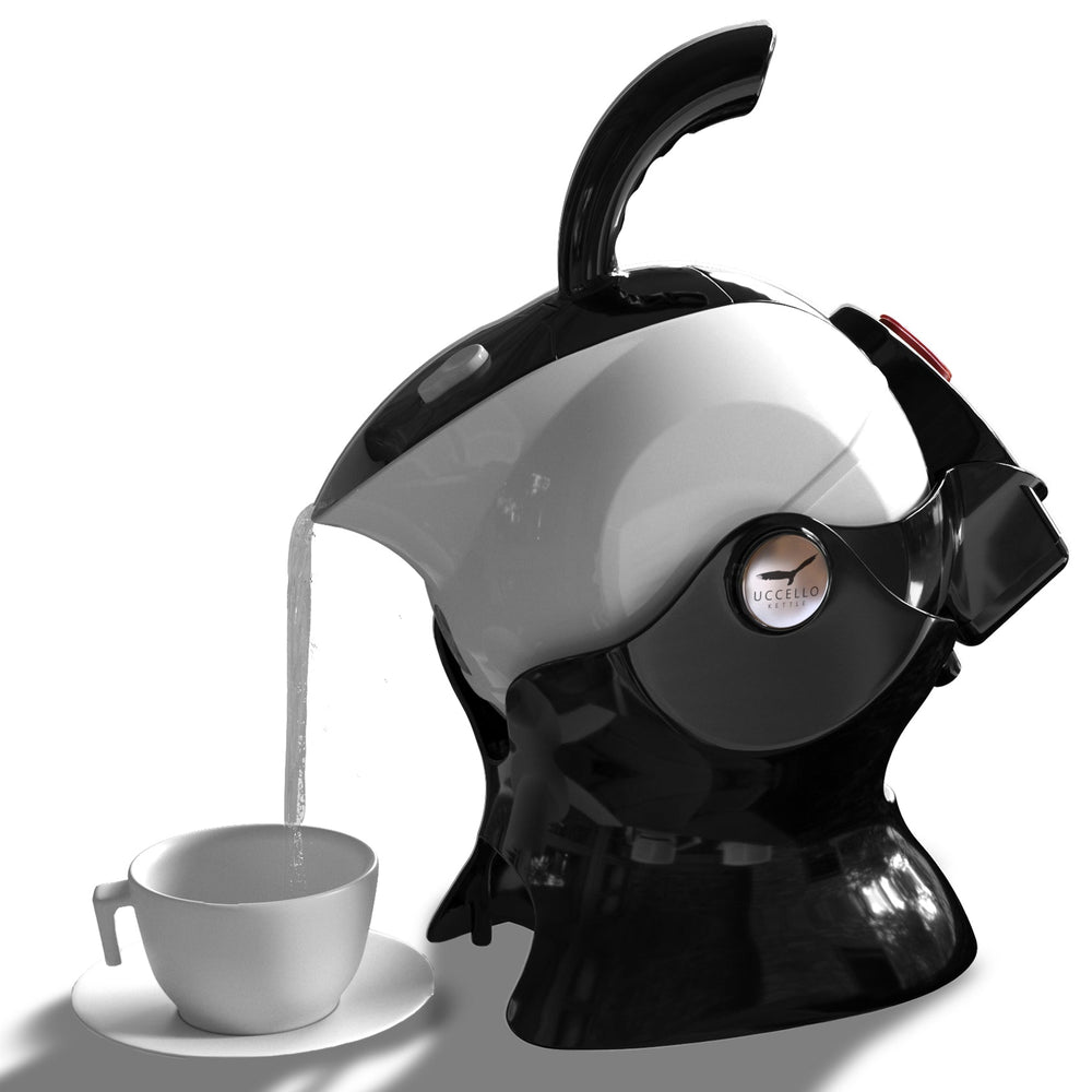 Uccello 1.5L Tilt-To-Pour Wasserkocher - Schwarz & Weiß | UCELLO1