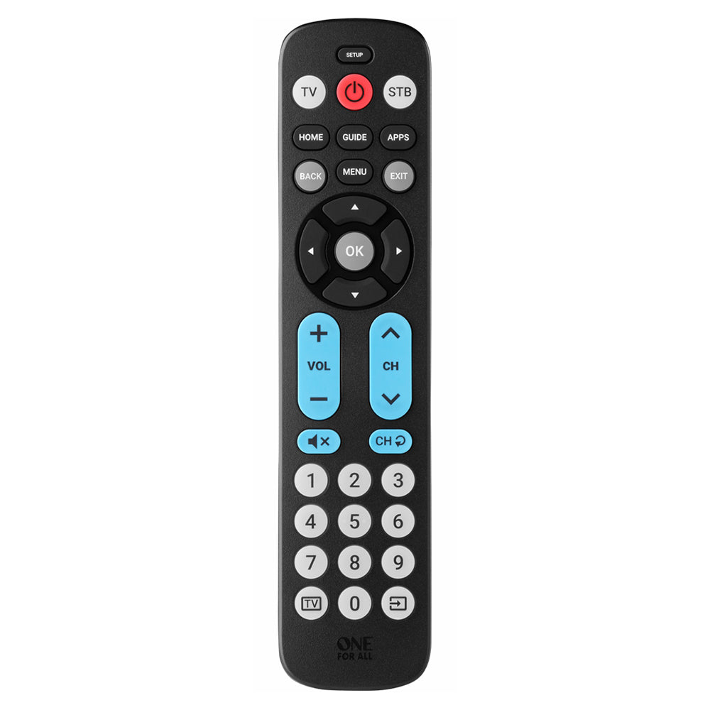 One For All Big Button Remote - Black | URC6821