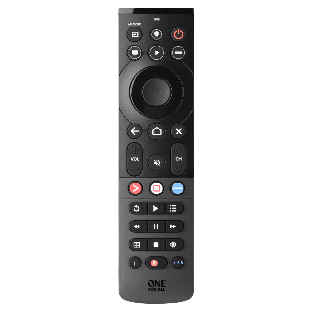 One For All Smart Streamer Remote Control for 5 Devices - Black | URC7945
