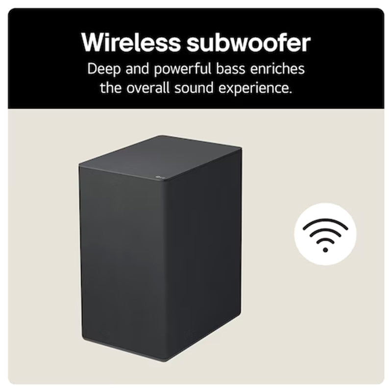 LG 3.1.3CH Soundbar mit Subwoofer - Schwarz | USC9S.DGBRLLM
