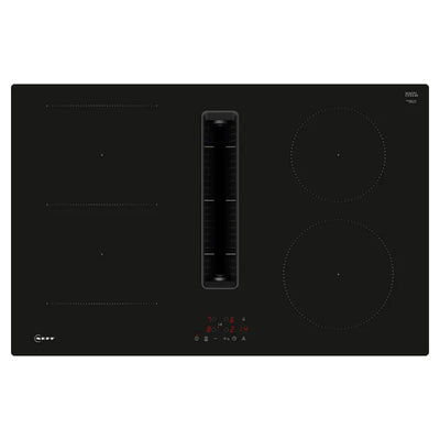 Neff N 50 80CM 4 Zone Induction Kochfeld mit integriert Ventilation - Schwarz | V58NBS1L0