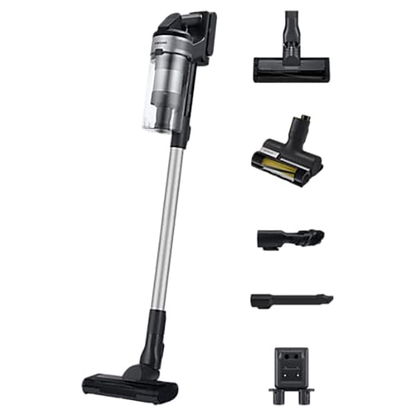 Samsung Jet™ 65 Pet Cordless Stick Staubsauger, Max 150W Suction Power mit Pet Tool - Silber | VS15A60AGR5/EU