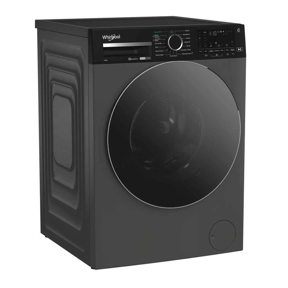 Whirlpool 12KG 1400RPM freistehend Waschmaschine - Manhattan Grau | W0M 27G ADS IRE