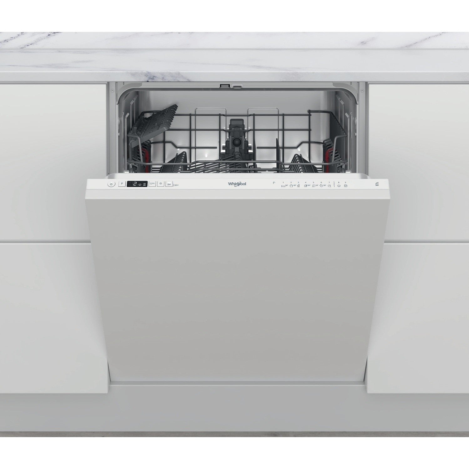Whirlpool 60CM Einbau Standard Geschirrspüler - Weiß | W2IHD526UK