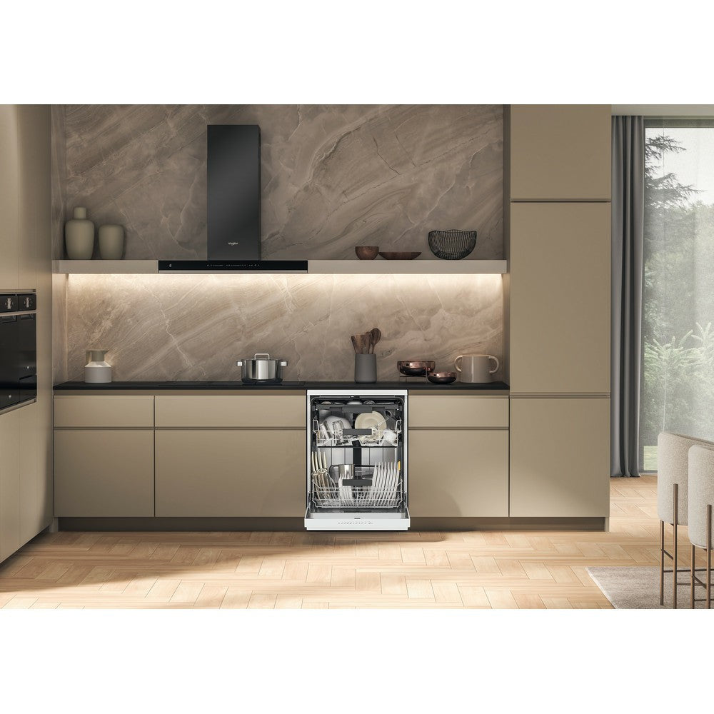 Whirlpool 60CM freistehend Standard Geschirrspüler - Weiß | W7FHP33UK