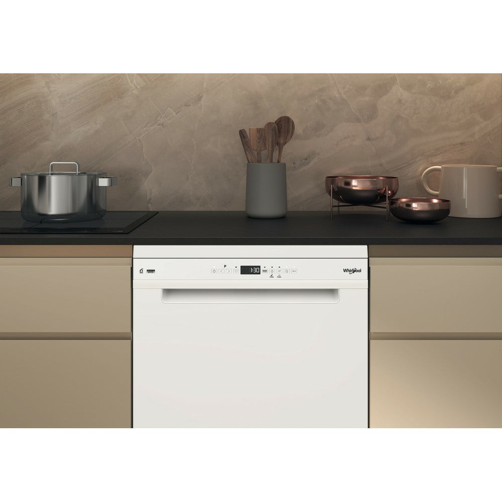 Whirlpool 60CM freistehend Standard Geschirrspüler - Weiß | W7FHP33UK