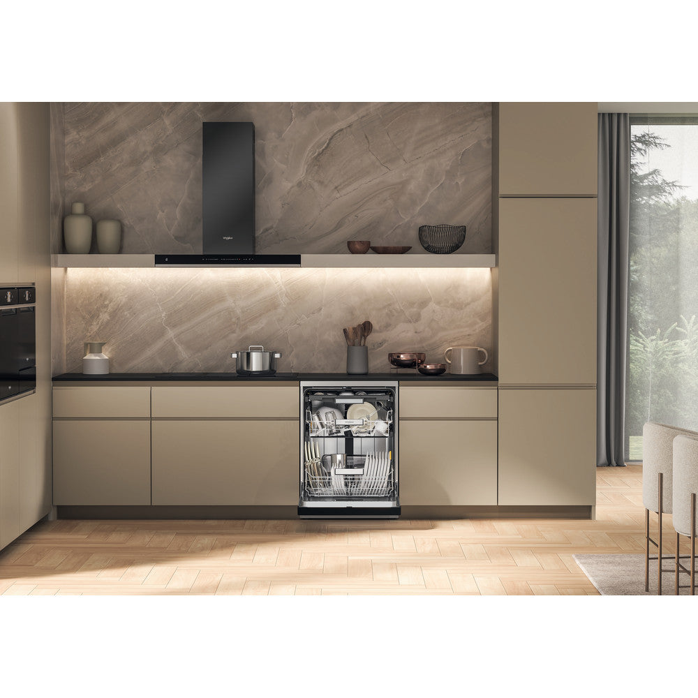 Whirlpool 60CM freistehend Standard Geschirrspüler - Inox | W7FHS51XUK