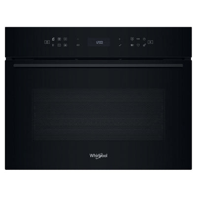 Whirlpool Collection W7 53L Einbau Mikrowelle Backofen mit Grill - Schwarz | WCW7O7HTSBUK