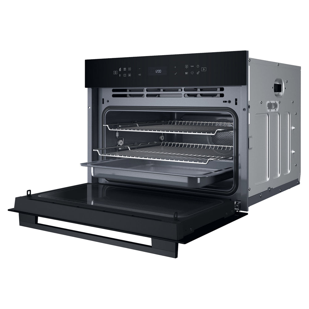 Whirlpool Collection W7 53L Einbau Mikrowelle Backofen mit Grill - Schwarz | WCW7O7HTSBUK