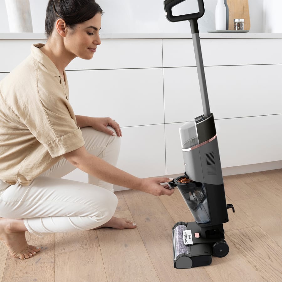 Shark HydroVac 500ml Cordless Hard Floor Staubsauger - Charcoal Grau | WD210UK
