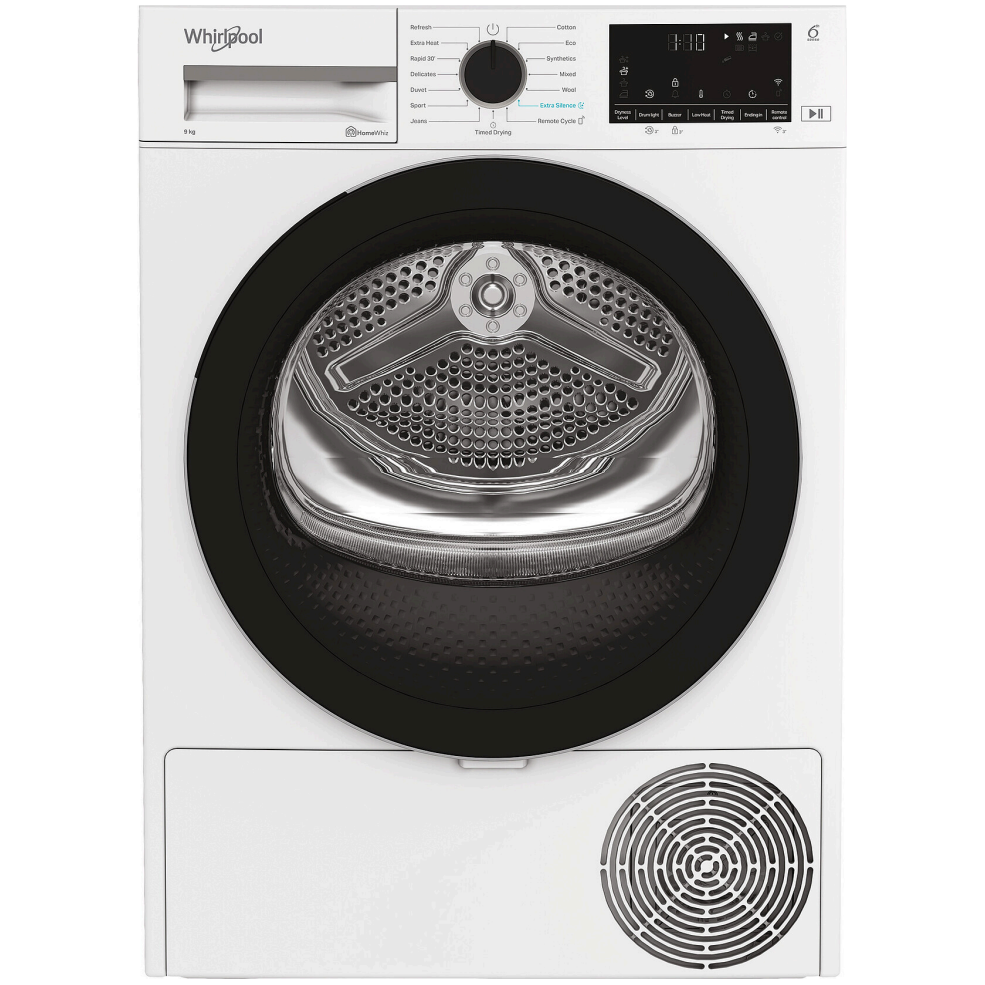 Whirlpool 9KG freistehend Heat Pump Wäschetrockner - Weiß | WDH09D7WIRE